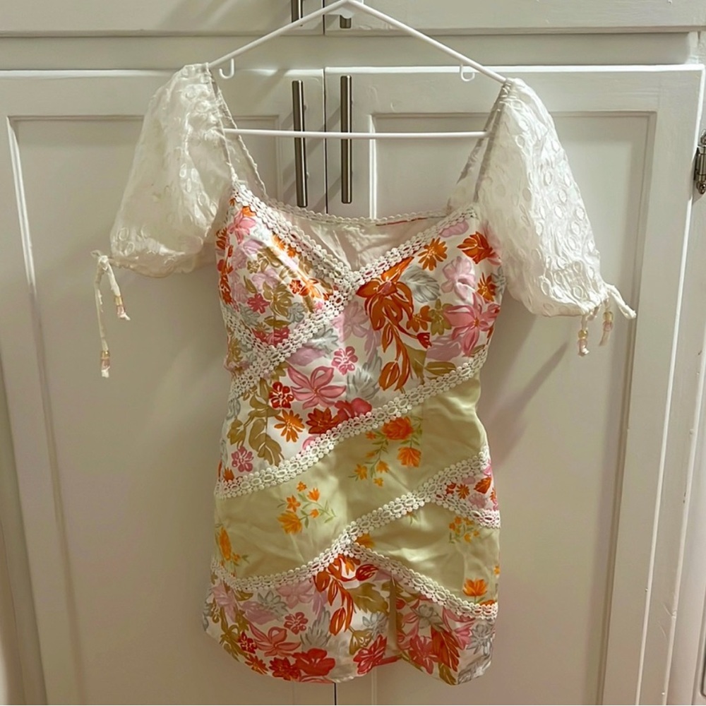 Showpo. Floral Lace Dress